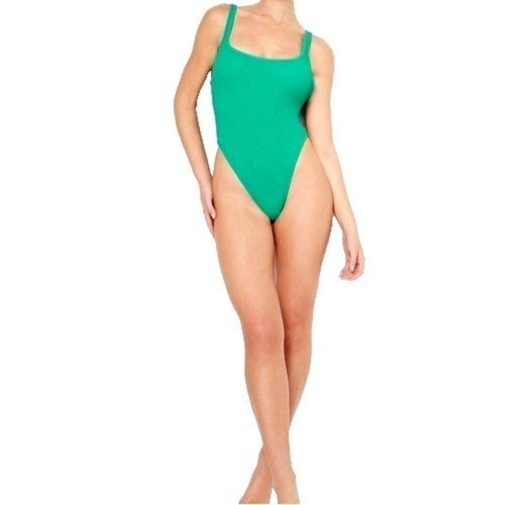 Good American Always Fits One Piece Swimsuit Jade Green Womens 2XL/3XL NWT